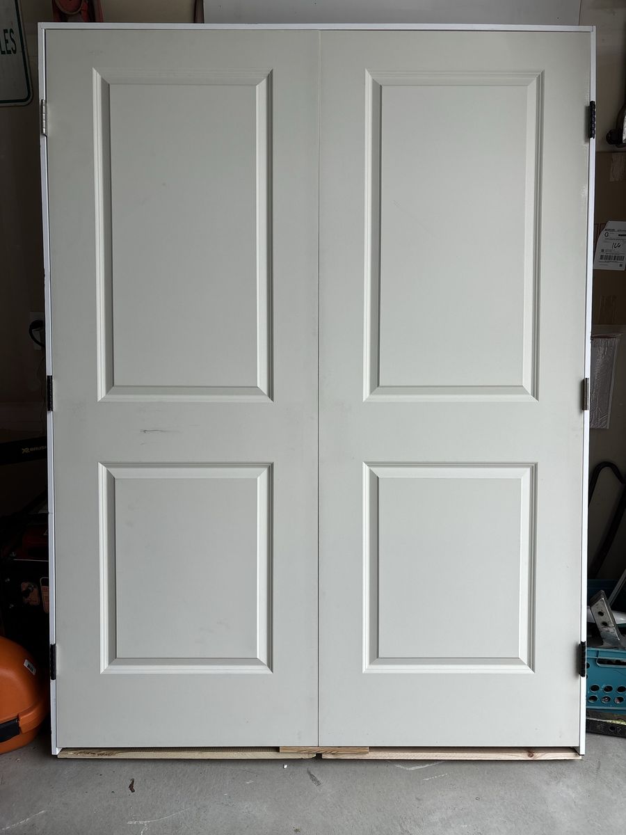 Double French style door
