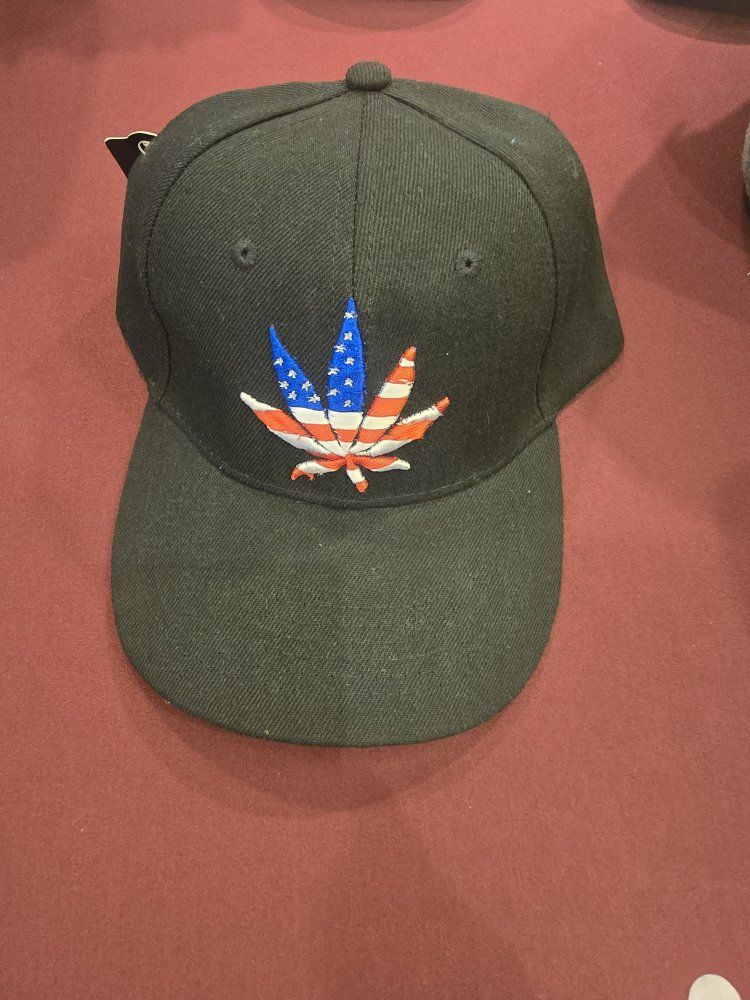 Unisex 'American Leaf' Embroidered Baseball Cap - Red, White & Blue Design