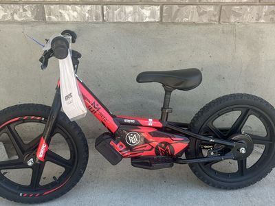 STACYC 16eDRIVE Electric Balance Bike - Red, with Charger and Battery, Excellent Condition