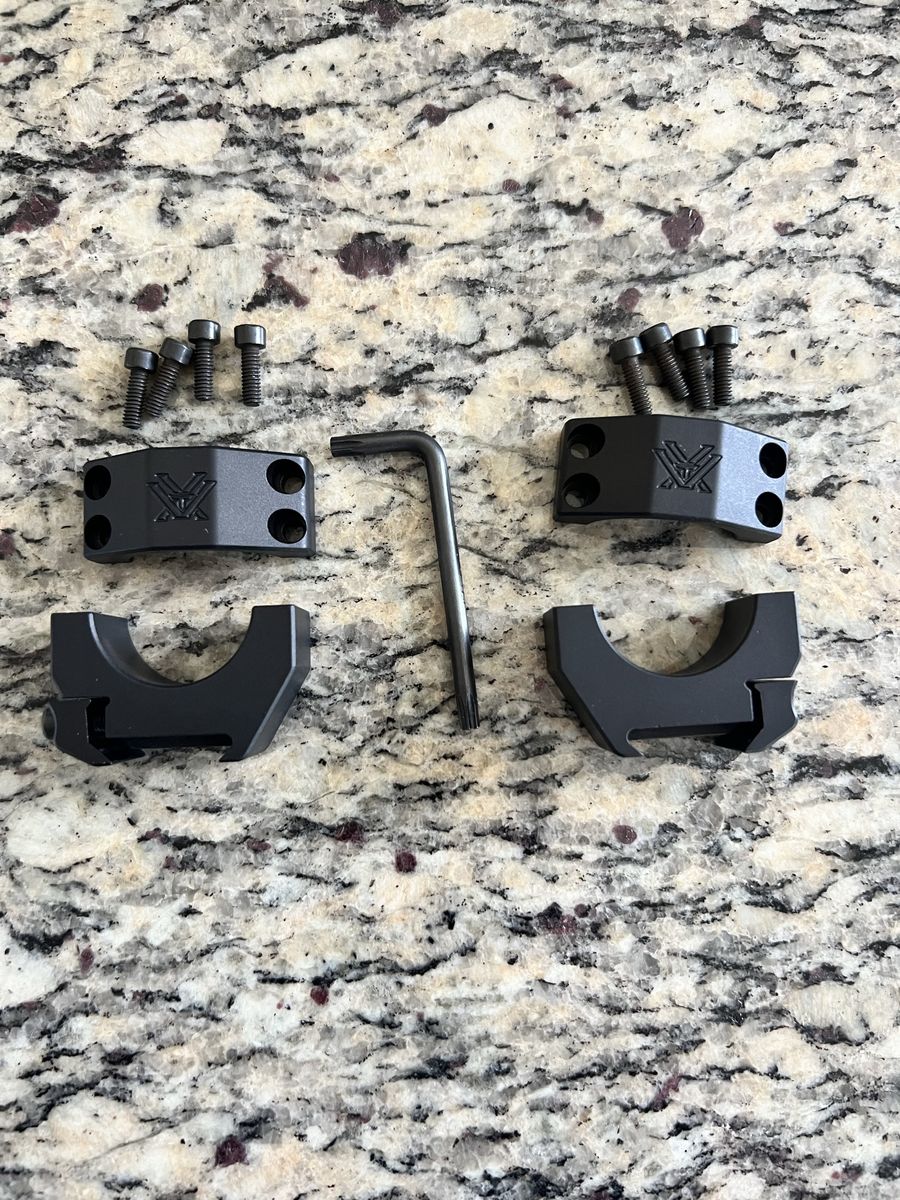 Vortex Optics PMR Precision Matched Rings 30mm Tube High 1.26" (PMR-30-126)