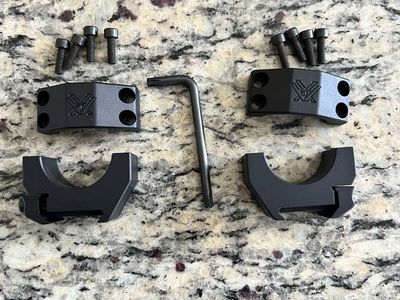 Vortex Optics PMR Precision Matched Rings 30mm Tube High 1.26" (PMR-30-126)