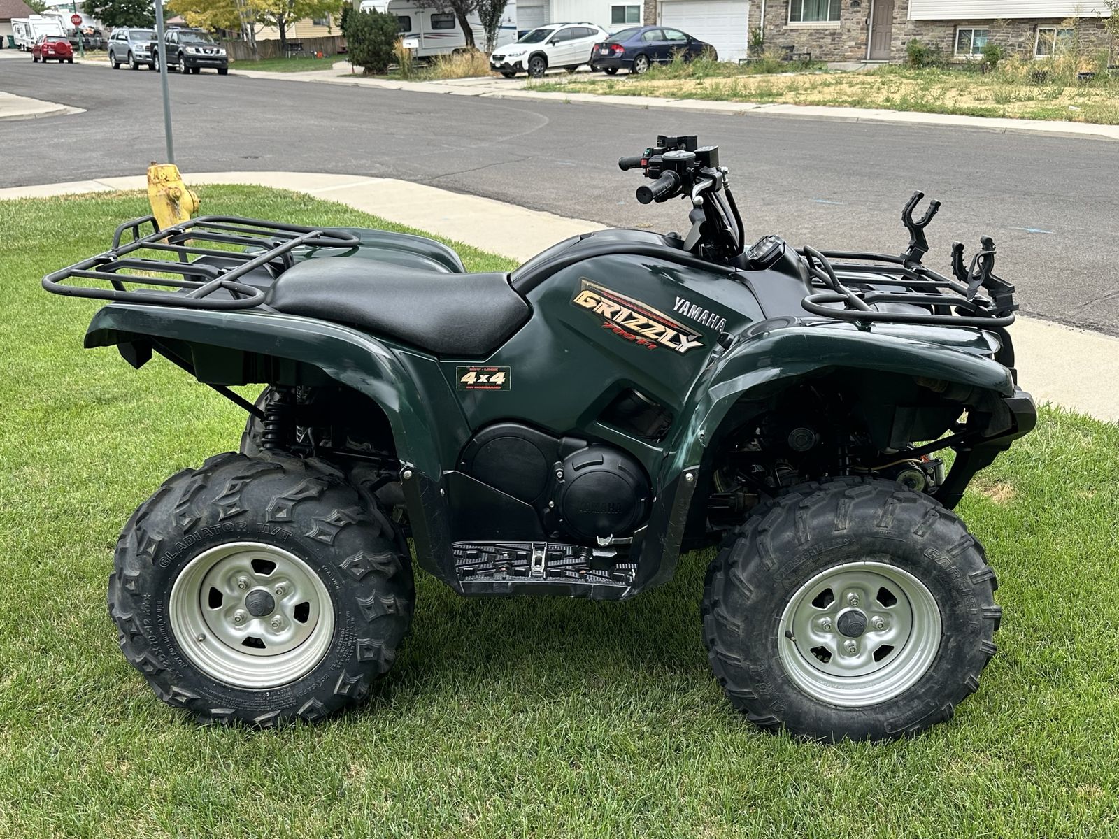 Yamaha Grizzly 700 FI 4x4 ATV Green Utility Quad
