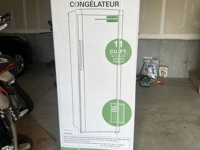 Brand New Hamilton Beach 11 Cu. Ft. Upright Freezer - Unopened