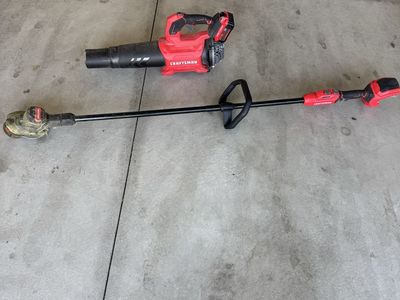 Craftsman V20 Cordless Blower & Weed Eater Combo w/ Battery & Charger