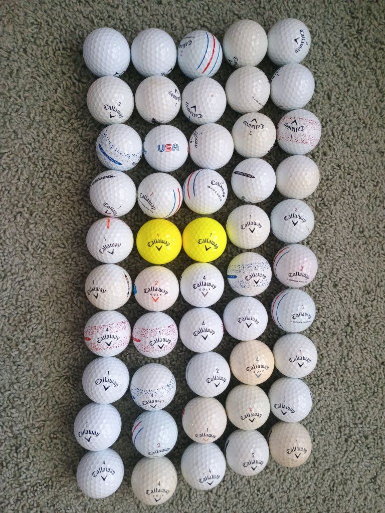 Callaway Golf Balls - Assorted Models, Used Condition