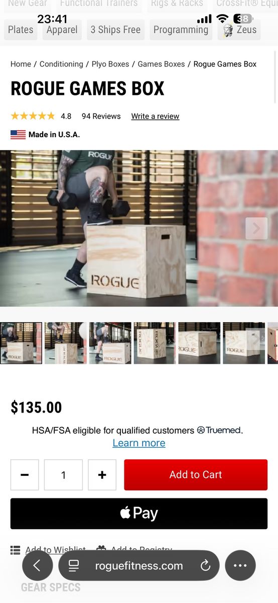 Rogue Games Box Plyo Box