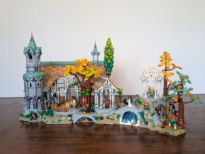 NEW Rivendell-Lord of the Rings(10316) GENERIC BRICKS*6167PCS*15Minifigs*NOT LEGO