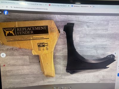 Replacement Fender Toyota Yaris 2007-2011 New