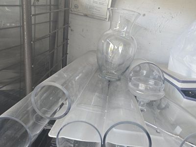 Assorted Clear Glass Vases & Cylinders - Variety of Sizes for Home Decor & Centerpieces