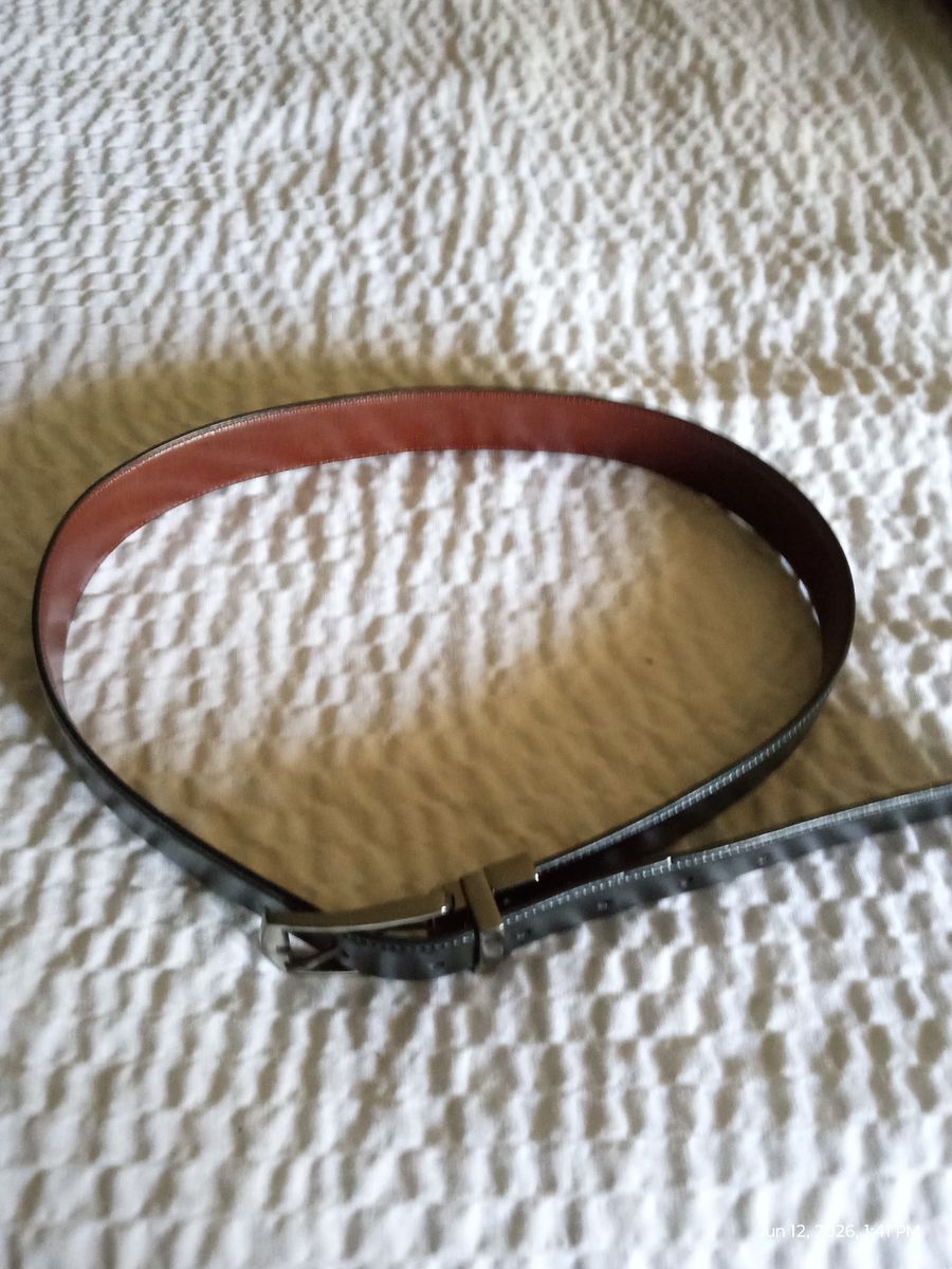Genuine Leather Black/Brown Reversible Belt - 2 Inch Width - Versatile Style for Any Outfit