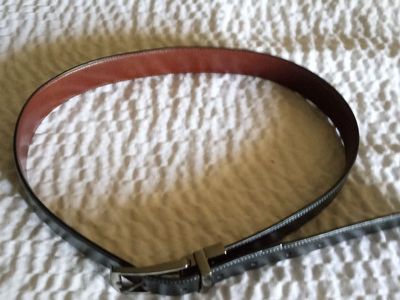 Genuine Leather Black/Brown Reversible Belt - 2 Inch Width - Versatile Style for Any Outfit