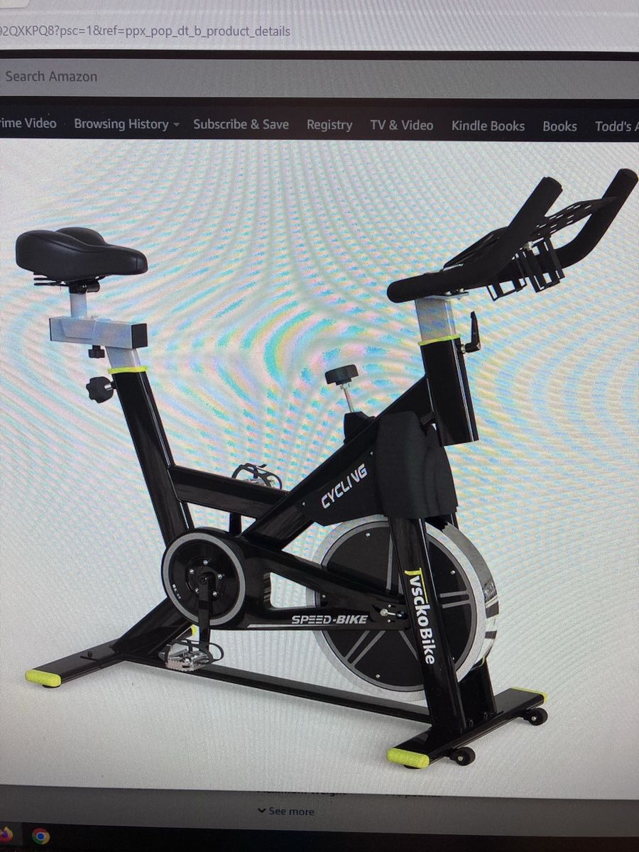 JysckoSpeed-Bike Indoor Cycling Stationary Exercise Bike with Adjustable Resistance