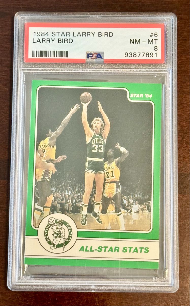 1984 Star Larry Bird PSA 8 NM-MT #6 Celtics