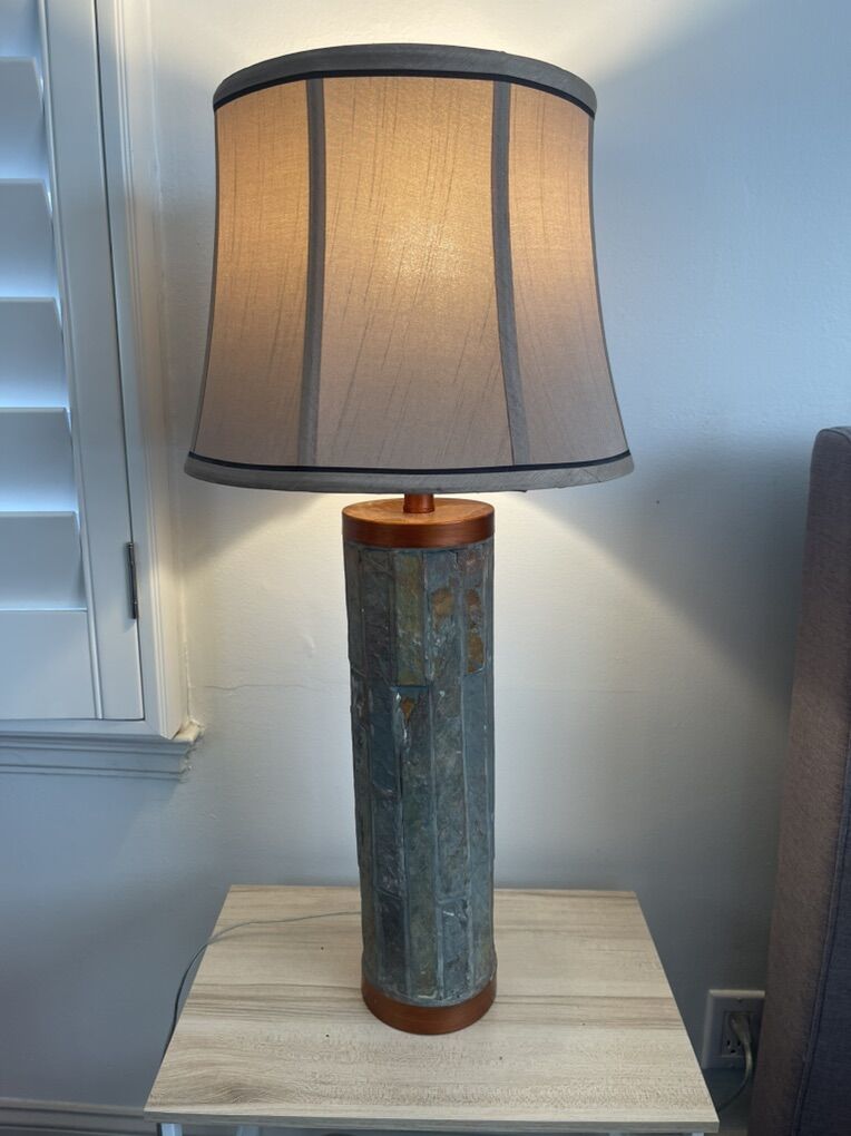 Modern Stone Table Lamp - Designer - Neutral