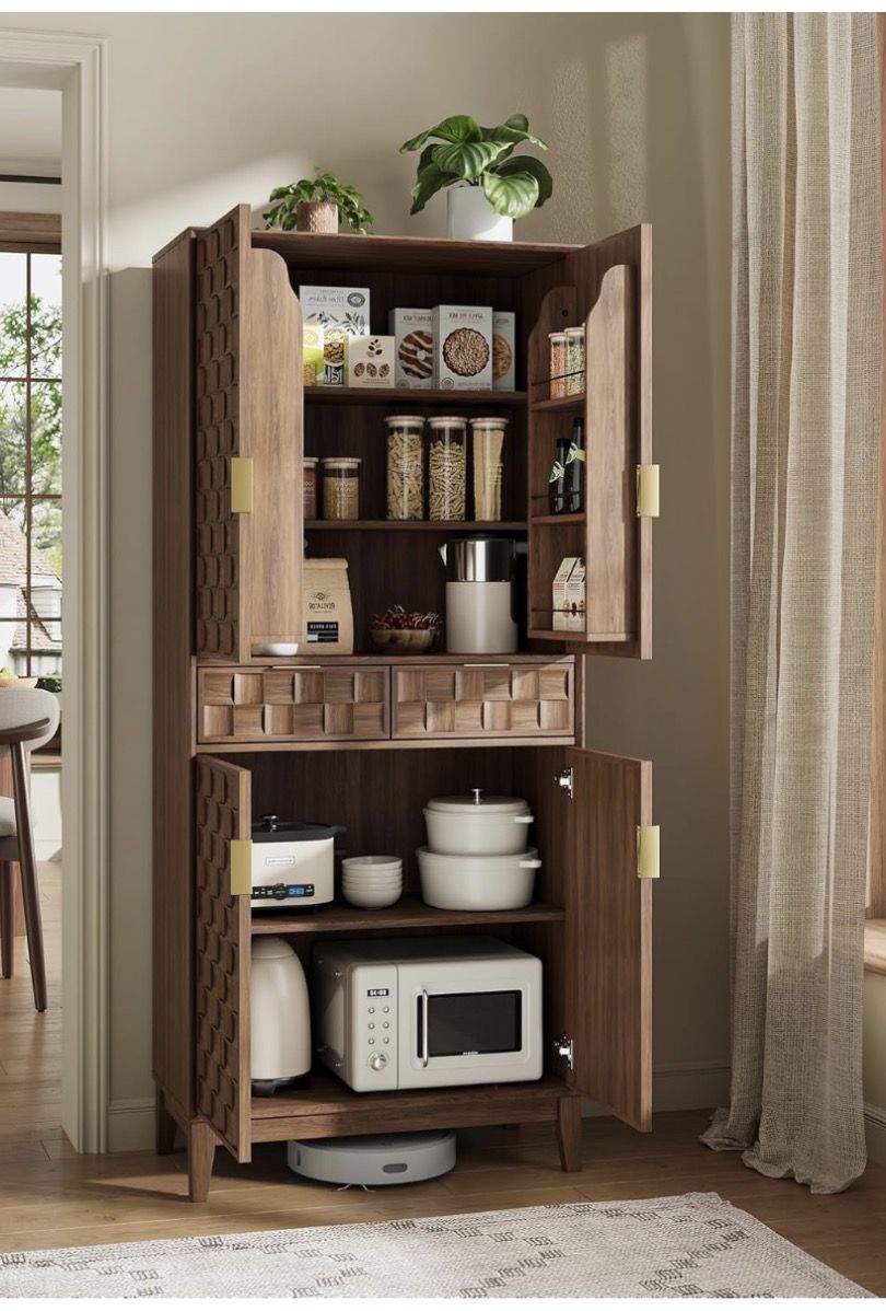 Full size Free standing pantry cabinet- new in box!!