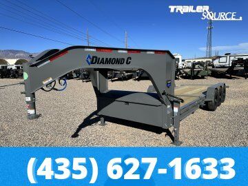 7x24 Diamond C HDT-GN 307 Gooseneck Tilt Trailer - 24K GVWR -