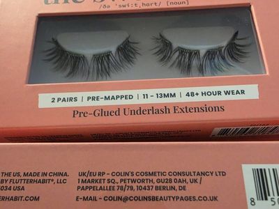FlutterHabit The Sweetheart Pre-Glued Underlash Extensions (2 Pairs, 11-13mm)