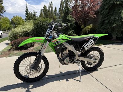 2016 Kawasaki KX250F Dirt Bike - Green, Used