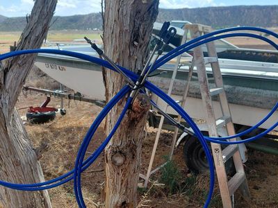 Blue Marine Boat Control Cables - Appears to be a Set of Two