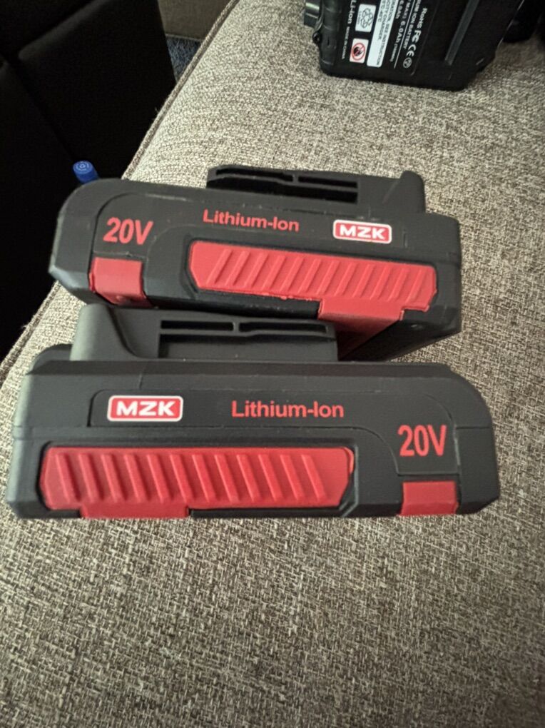 Set Of 2 New Mzk 20volt Batteries