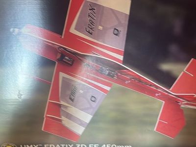 E-flite UMX ERATIX 3D FF 450mm Ultra Micro RC Airplane with 2 Batteries
