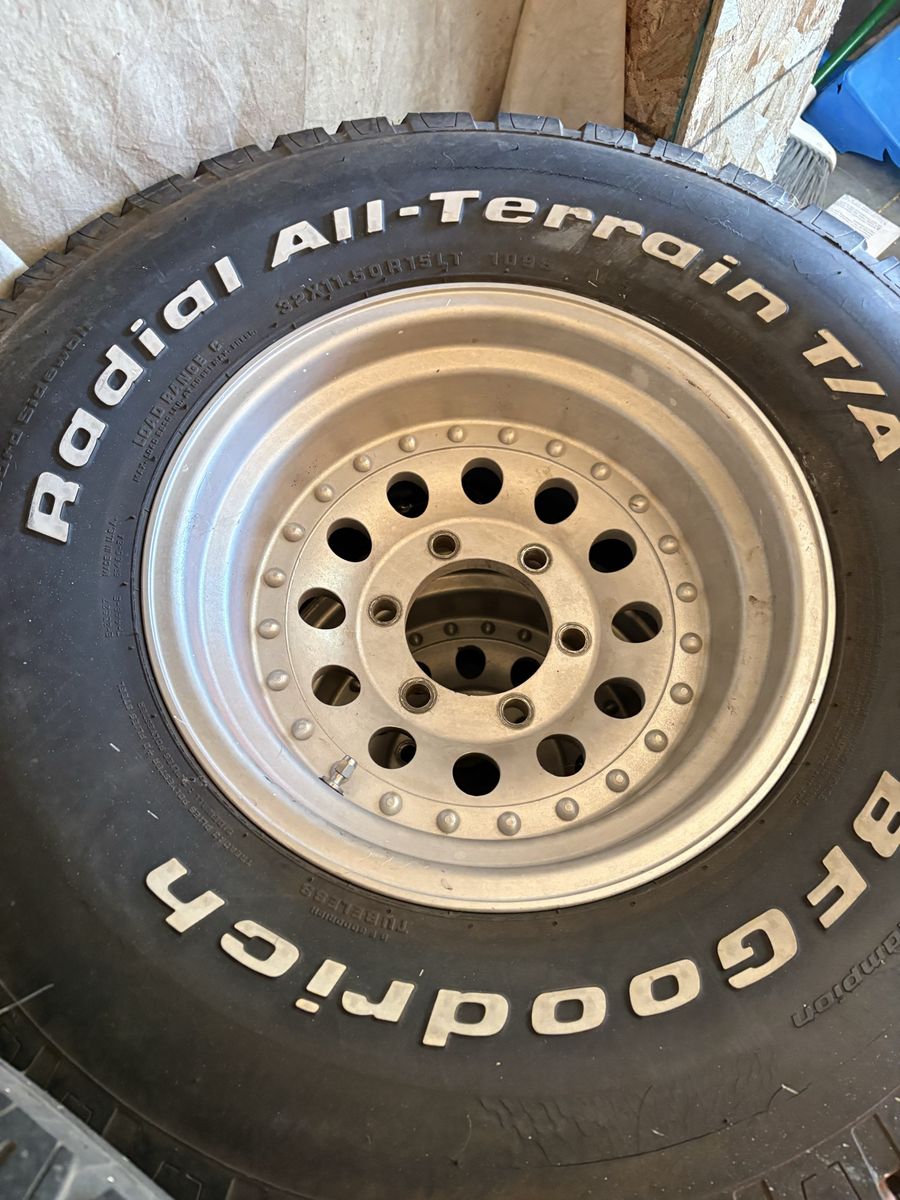 American Racing Outlaw II Wheels & BFGoodrich All-Terrain T/A Tires 6x5.5 15x8