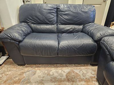 Pleather Living room couch set