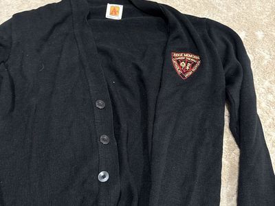 A+ School Apparel Judge Memorial Catholic High School Cardigan - Size Medium