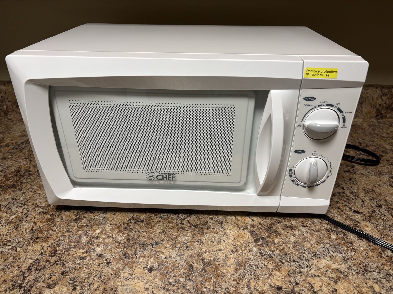 Commercial Chef Dial Microwave