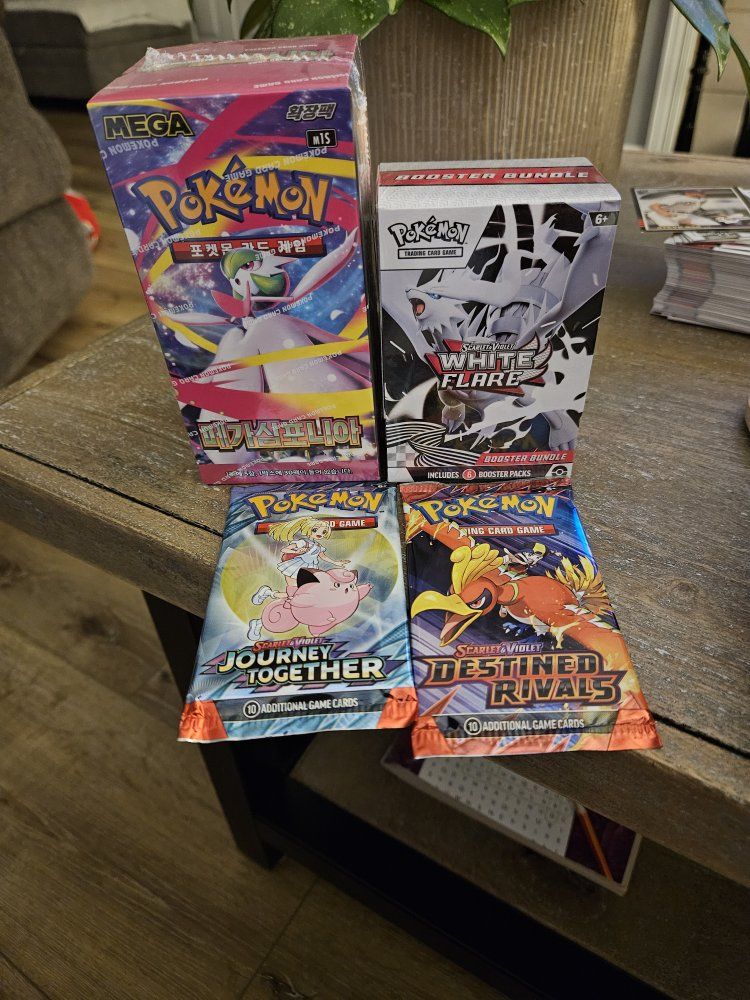Pokemon TCG Booster Bundle & Packs: Scarlet & Violet White Flare, Journey Together, Destined Rivals