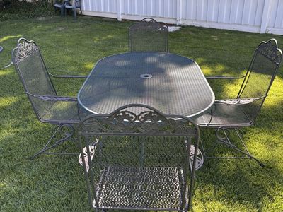 Woodard Vintage Mid Century Patio Set