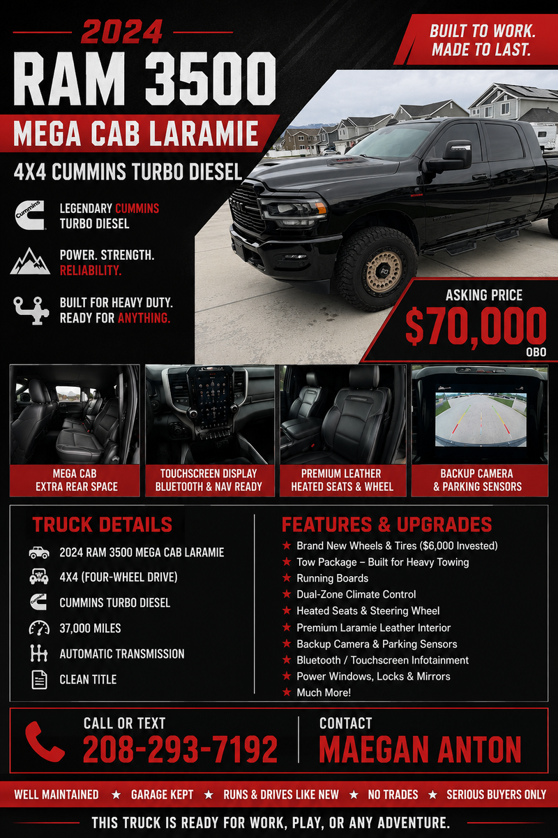 2024 Ram 3500 Laramie
