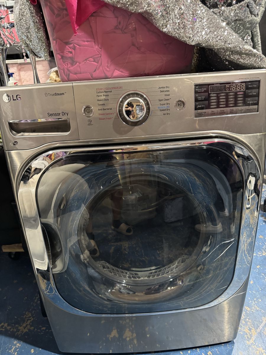 LG TrueSteam Sensor Dry Front Load Dryer - Large Capacity, Multiple Cycles, Quiet