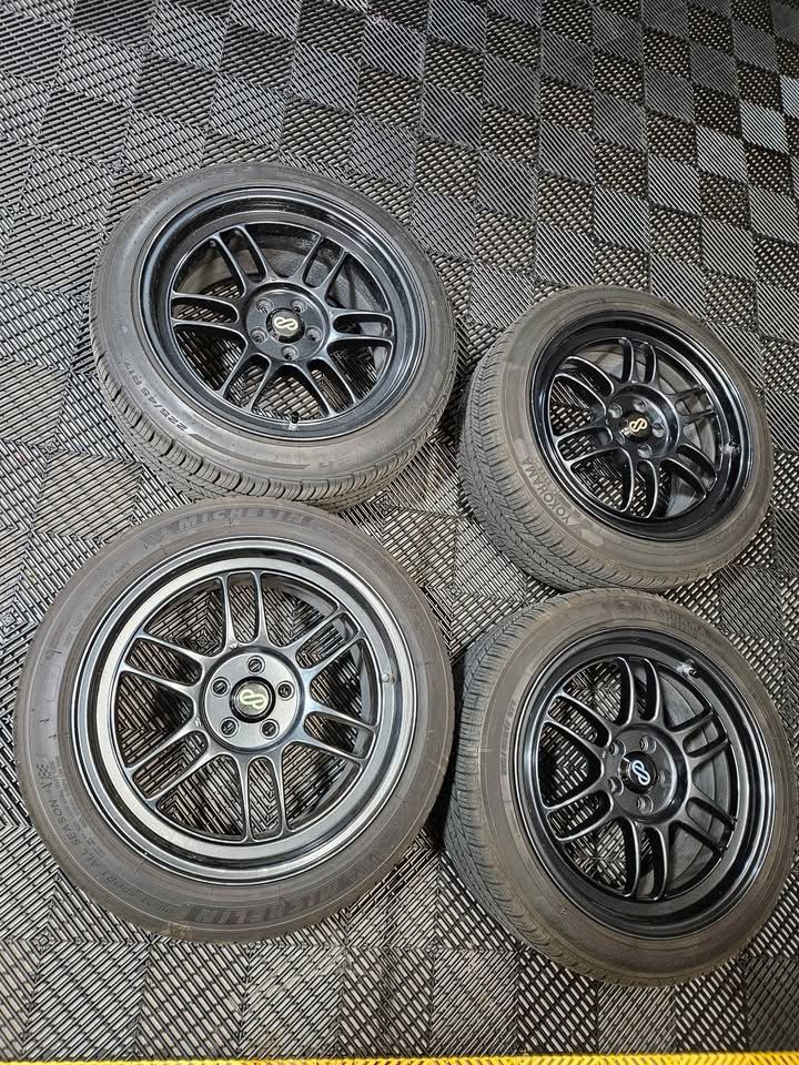 Enkei RPF1 staggered 5x100 +45