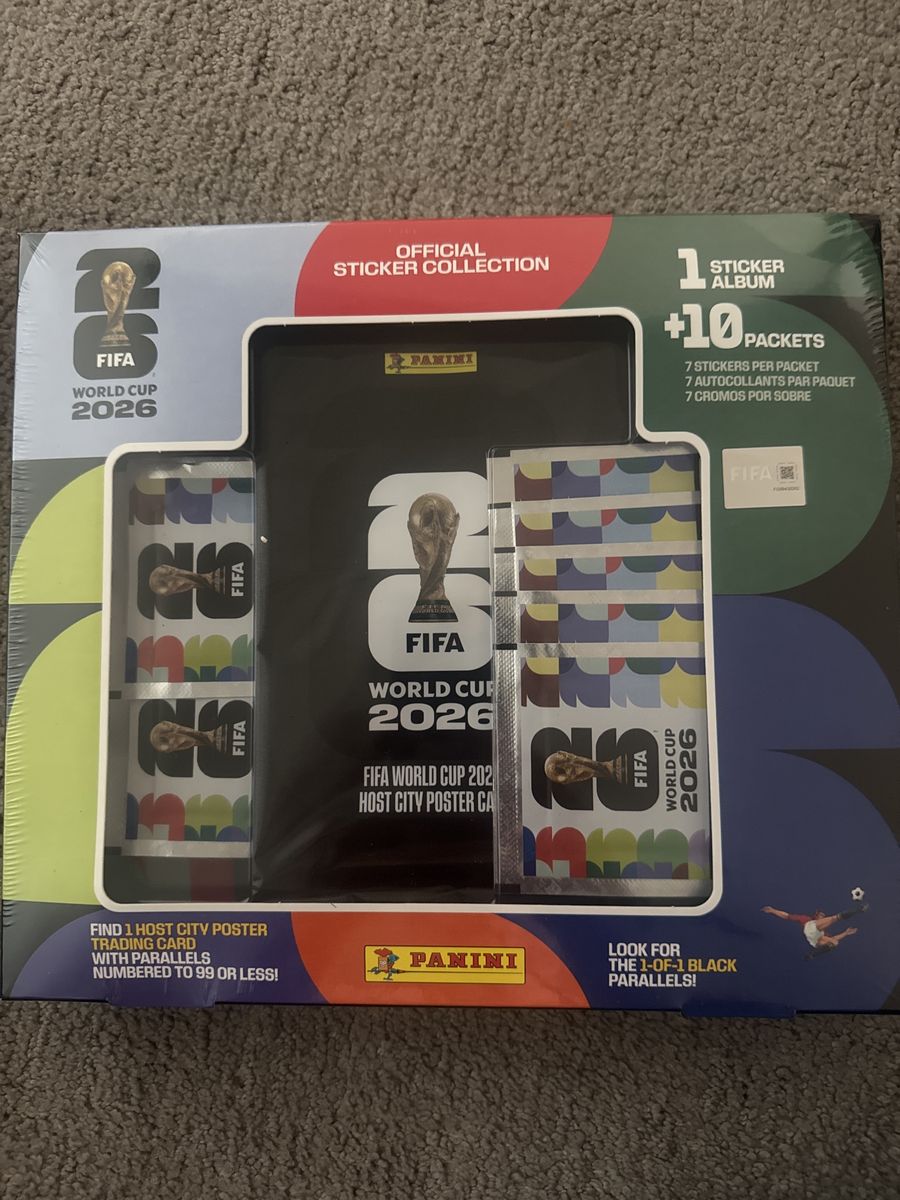 Panini FIFA World Cup 2026 Official Sticker Collection Album + 10 Sticker Packs