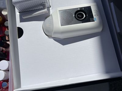 Ring Outdoor Flood Camera Wired Security Camera - White, HD Video, Two-Way Talk