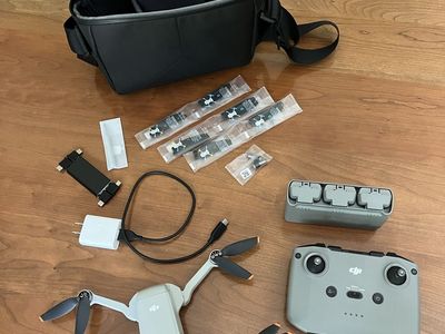 DJI Mini 2 Fly More Combo Drone with Controller, Batteries, and Accessories - Excellent Condition