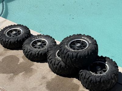 Maxxis Bighorn ATV Tires with Rims Set of 5