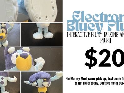 Bluey Interactive Talking & Dancing Plush Toy