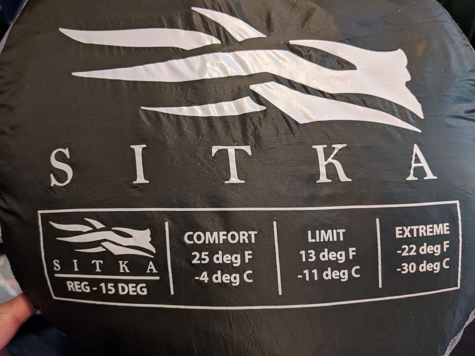 Sitka HyperDown 15 degree Sleeping Bag - new and unused