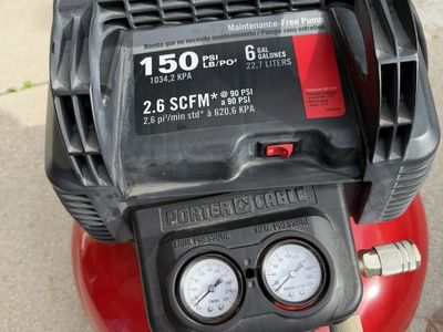 Porter Cable 6 gallon Air Compresssor