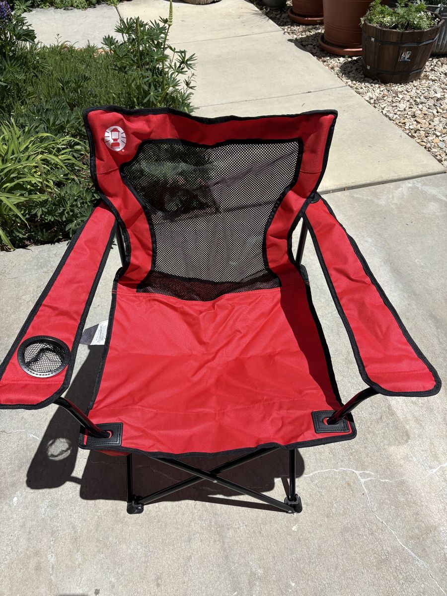 Coleman Broadband Mesh Quad Chair - used once, have two.