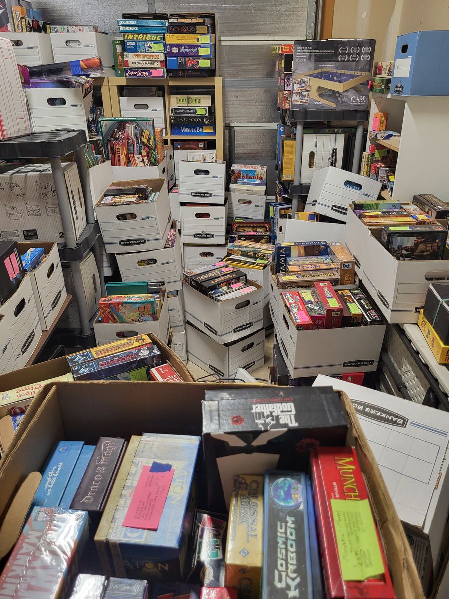 Spring GIANT Used Board Game Sale