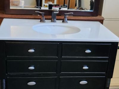 OVE Undermount Single Sink Bathroom Vanity W/ Mirror