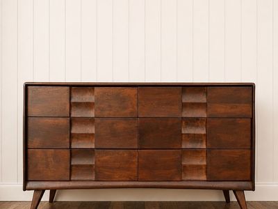 Beautiful Hard Maple MCM Dresser