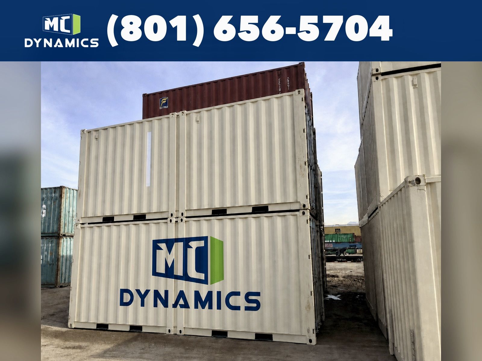 20' Cargo-Worthy Shipping Container – Secure Equipment Storage