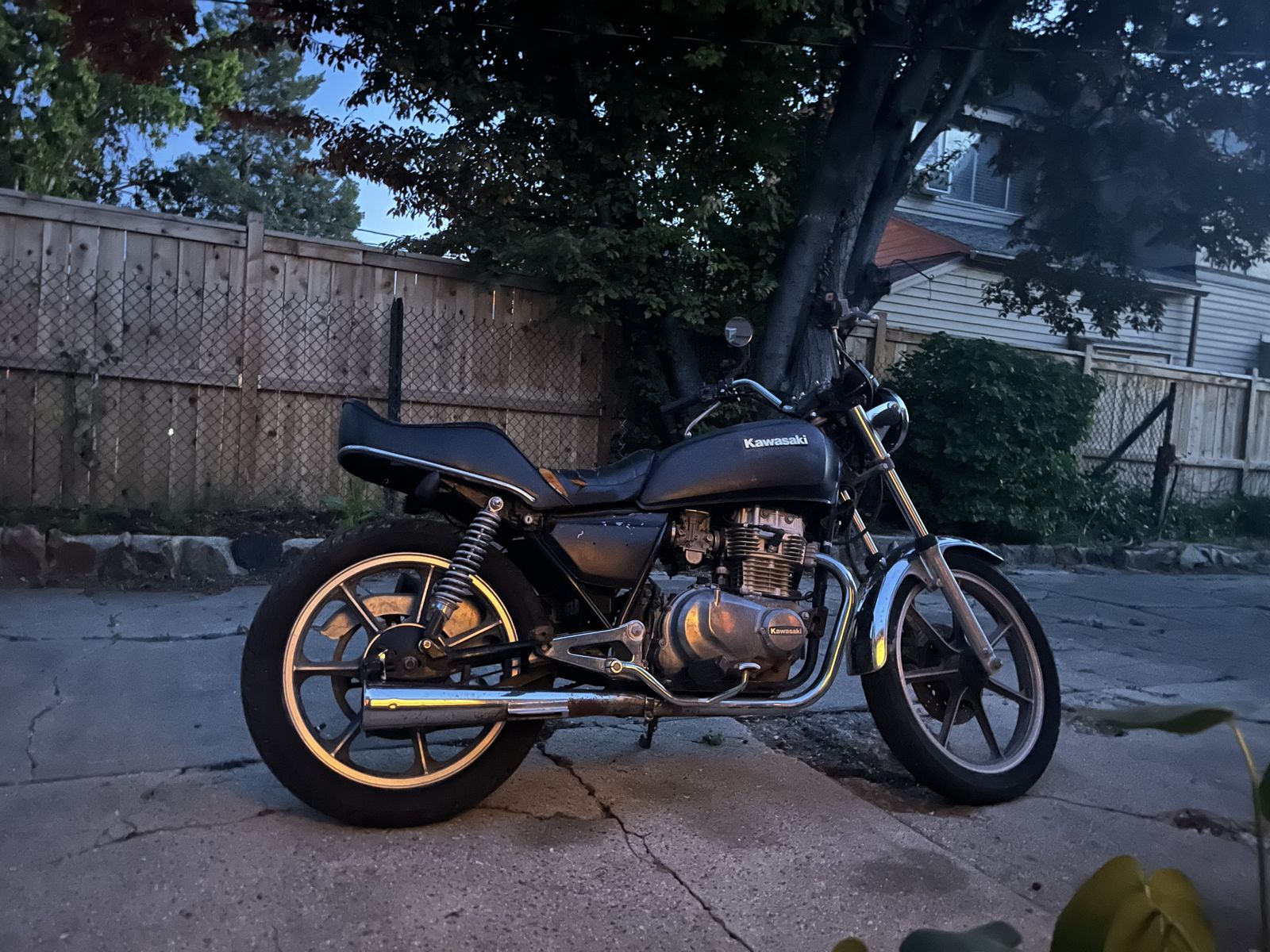 1981 Kawasaki KZ440 belt drive
