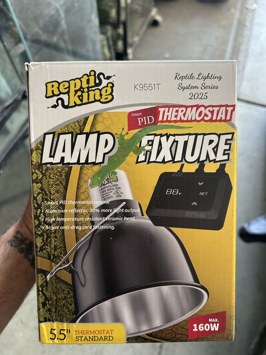 Lamp/ w thermostat