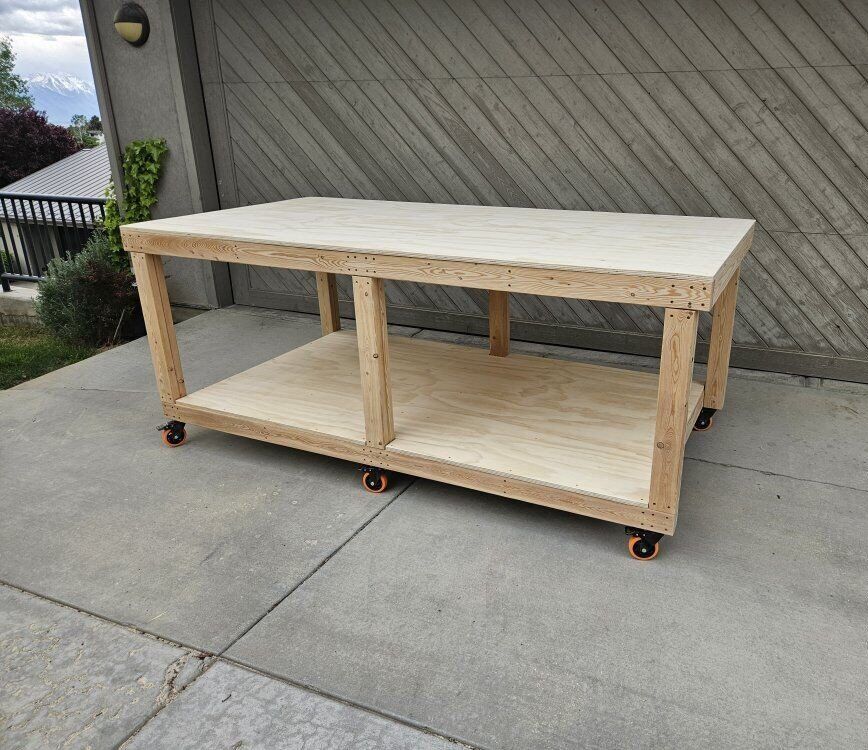 Warehouse table, Huge mobile shipping Table