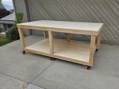 Warehouse table, Huge mobile shipping Table